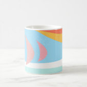 Sail Away Abstract Yachting Koffiemok (Center)