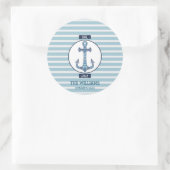 Sail Away Anchor – Nautische Sticker (Tas)