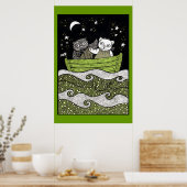 Sail Away Art Poster (Keuken)