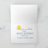 Sail Away Birthday Kaart (Binnen)