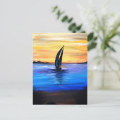 Sail Away Briefkaart (Staand voorkant)