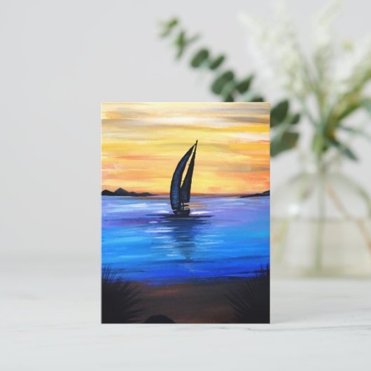 Sail Away Briefkaart (Staand voorkant)