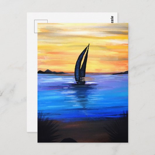 Sail Away Briefkaart (Voorkant / Achterkant)