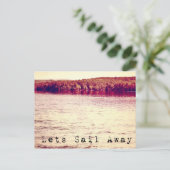 Sail Away Briefkaart (Staand voorkant)