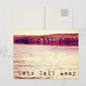 Sail Away Briefkaart (Voorkant / Achterkant)