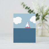 Sail Away Briefkaart (Staand voorkant)