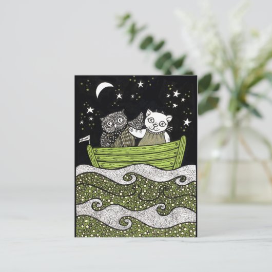 Sail Away Briefkaart (Staand voorkant)