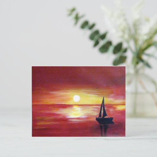 Sail Away Briefkaart (Staand voorkant)