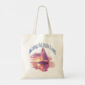 Sail Away But Make It Sweet Tote Bag (Achterkant)