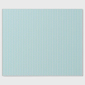 Sail Away (Groot) Blauwgroen en Crème Wrapping Pap Cadeaupapier (Vlak)