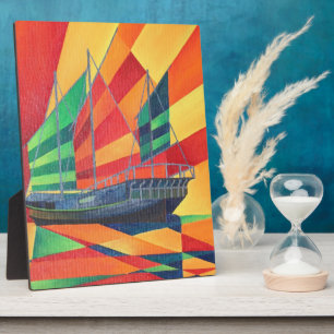 Sail Away Junk Pleasure Boat Fotoplaat