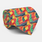 Sail Away Junk Pleasure Boat Stropdas (Opgerold)