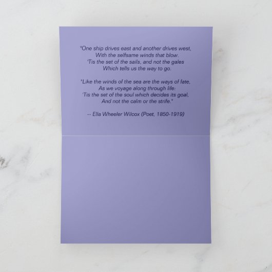 SAIL AWAY KAART (Binnen)