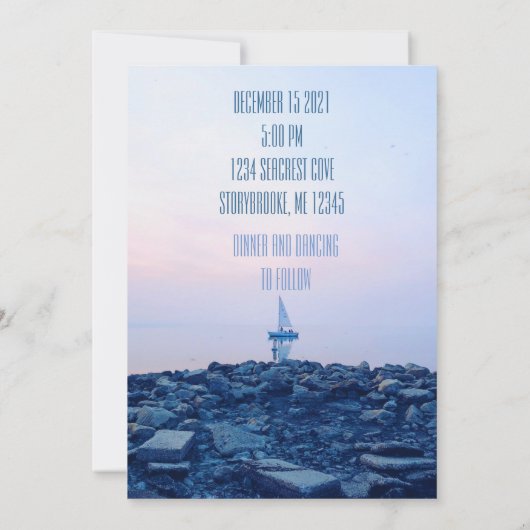 Sail Away Kaart (Achterkant)