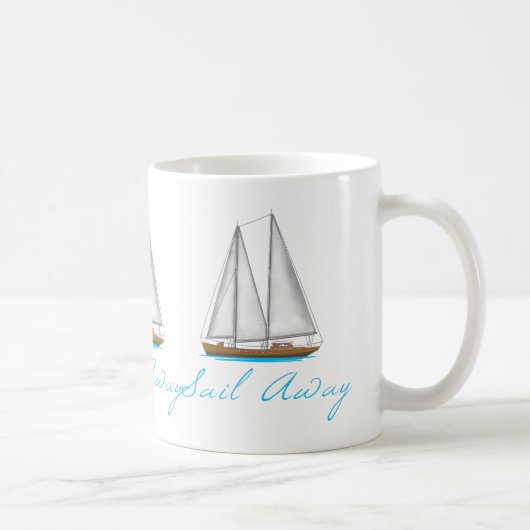 Sail Away Koffiemok (Rechts)