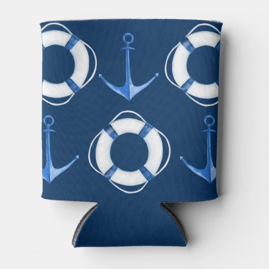 Sail Away Life Ring en Anchor Lifesaver Blikjeskoeler (Voorkant)