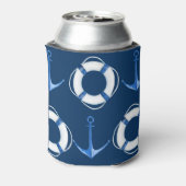 Sail Away Life Ring en Anchor Lifesaver Blikjeskoeler (Blikje Achterkant)