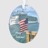 Sail-Away Merry Cruisemas Ornament (voorkant)