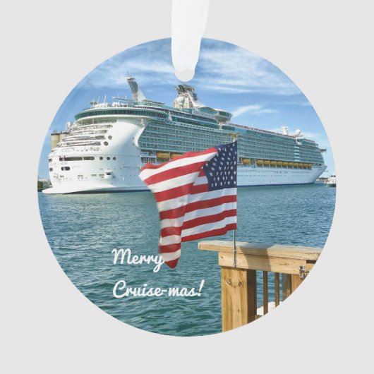 Sail-Away Merry Cruisemas Ornament (voorkant)