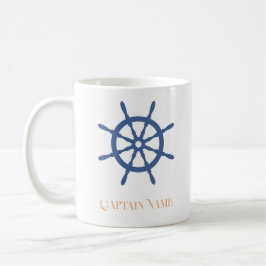Sail Away Nautical Beach Persoonlijk Schip Roer Koffiemok