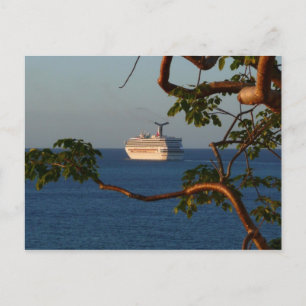 Sail Away op Sunset I Cruise Vacation Briefkaart