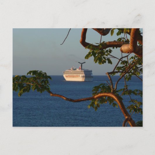 Sail Away op Sunset I Cruise Vacation Briefkaart (Voorkant)