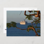 Sail Away op Sunset I Cruise Vacation Briefkaart (Voorkant / Achterkant)