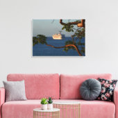 Sail Away op Sunset I Cruise Vacation Canvas Afdruk (Insitu (Woonkamer))
