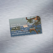 Sail Away op Sunset I Cruise Vacation Magnetisch Visitekaartje (Voorbeeld)