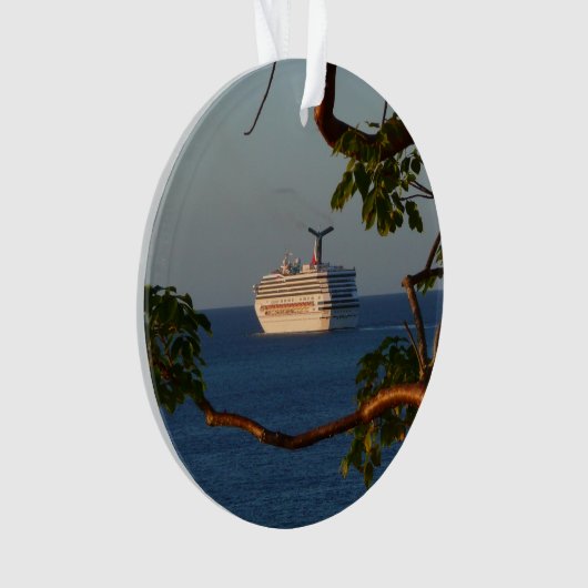 Sail Away op Sunset I Cruise Vacation Ornament (voorkant)