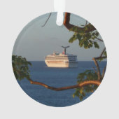 Sail Away op Sunset I Cruise Vacation Ornament (achterkant)