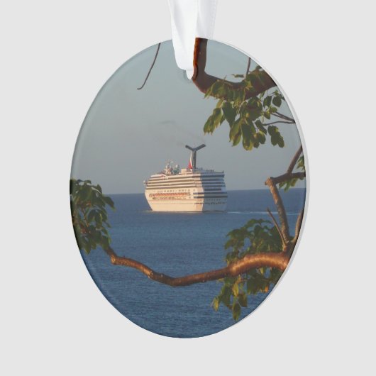 Sail Away op Sunset I Cruise Vacation Ornament (voorkant)