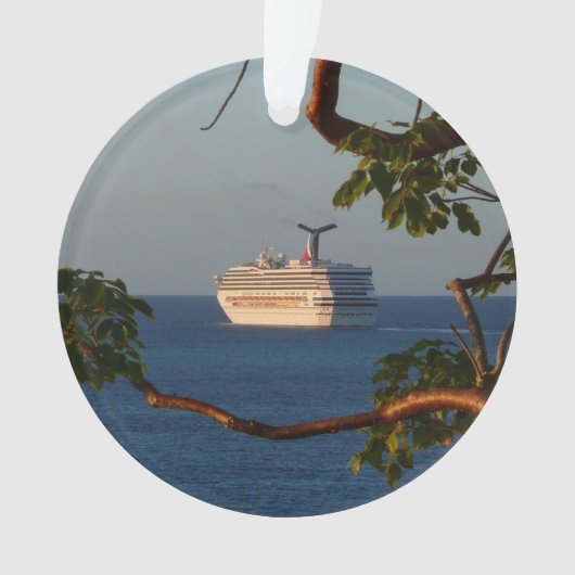 Sail Away op Sunset I Cruise Vacation Ornament (voorkant)