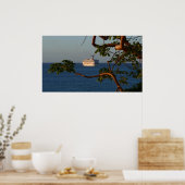 Sail Away op Sunset I Cruise Vacation Poster (Keuken)