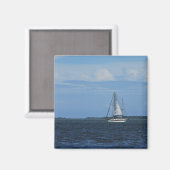 Sail Away Painterly Magneet (Voorkant / Achterkant)