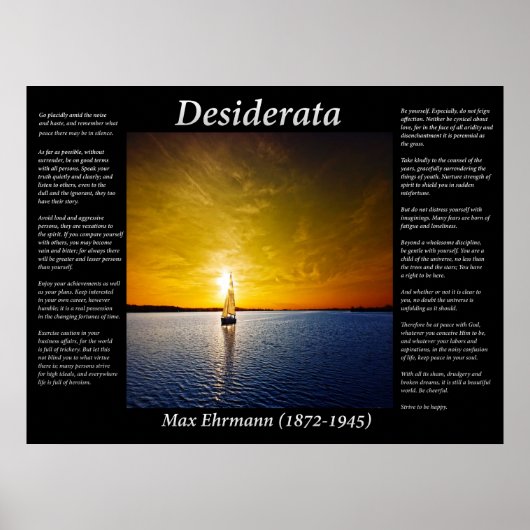 Sail Away Poster (Voorkant)