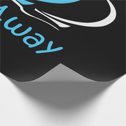 Sail Away Sailboot Boat Sand Ocean Gul Cadeaupapier (Hoek)