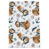 Sail Away Teddy Bear Medium Gift Bag Cadeauzakje (Voorkant)