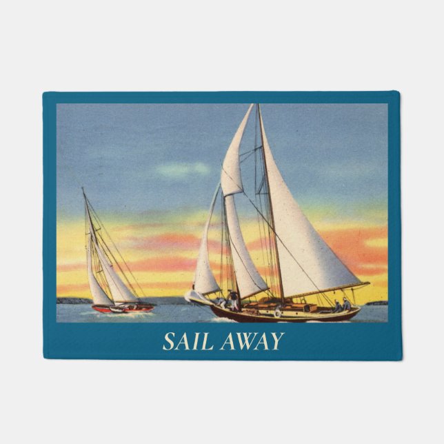 Sail Away Zeildeurmat Deurmat (Voorkant)