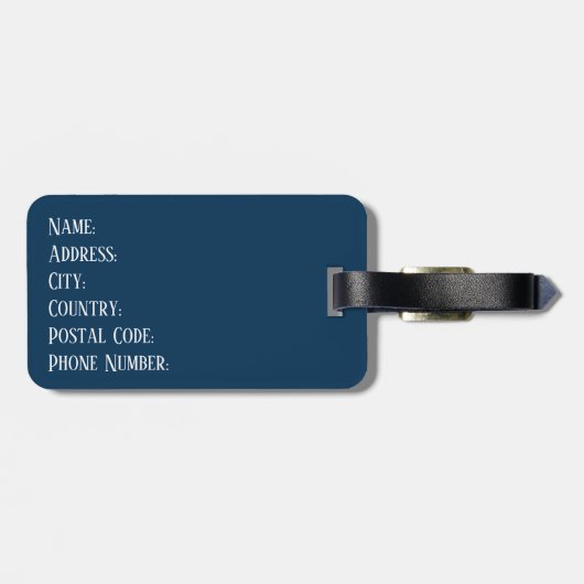 Sail Bagagelabel (Achterkant horizontaal)