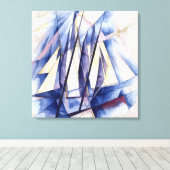 Sail-bewegingen Canvas Afdruk (Insitu (Houten vloer))