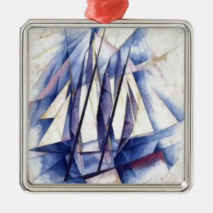 Sail-bewegingen Metalen Ornament