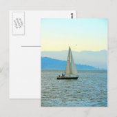 SAIL BOAT BRIEFKAART (Voorkant / Achterkant)