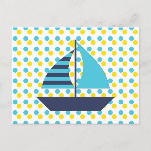 Sail Boat Briefkaart (Voorkant)