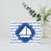 Sail Boat Briefkaart (Staand voorkant)