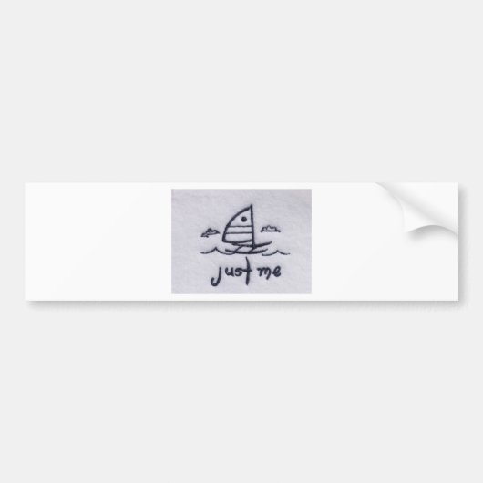 Sail Boat Bumpersticker (Voorkant)