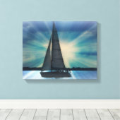 Sail Boat Canvas Wrap (Insitu (Houten vloer))