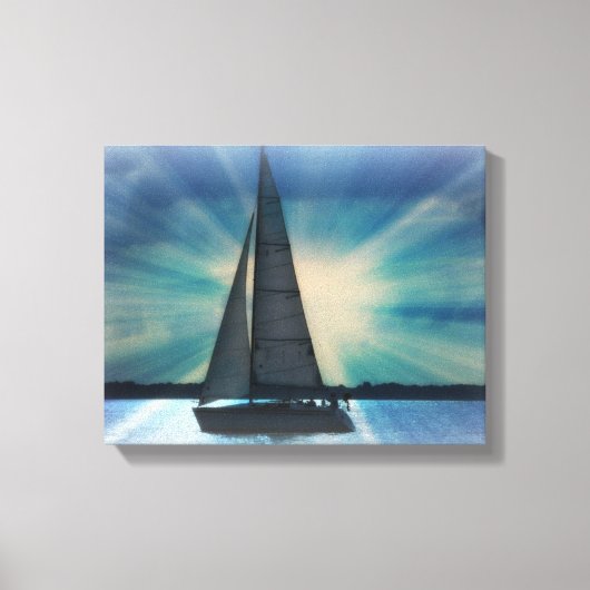 Sail Boat Canvas Wrap Afdruk (Voorkant)
