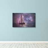Sail Boat Canvas Wrap Afdruk (Insitu (Houten vloer))