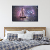 Sail Boat Canvas Wrap Afdruk (Insitu (Slaapkamer))